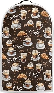 Brown Yreiwoby Small Kitchen Appliance Cover with Handle Blender Protection Accessories Stand Mixer Coffee Maker Juicer Dust Covers