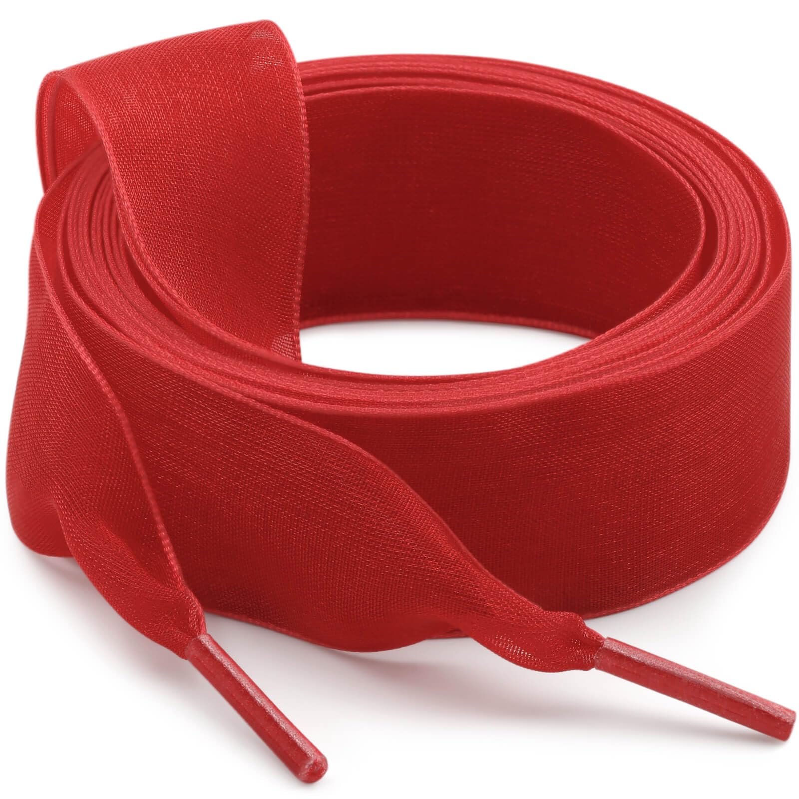 WEGOODZF Women Sheer Shoe Laces: 2 Pairs 2CM Wide Organza Shoelaces for Sneakers