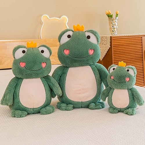 Miniatura 3 de Ruzucoda Muñecos de peluche de rana de peluche, regalos para niños y niñas, 10 pulgadas (verde)