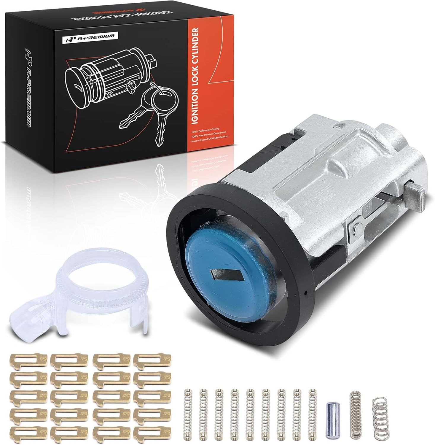 A-Premium Ignition Lock Cylinder Compatible with Oldsmobile & Pontiac Vehicles - Aurora 2001-2003, Bonneville 2000-2005