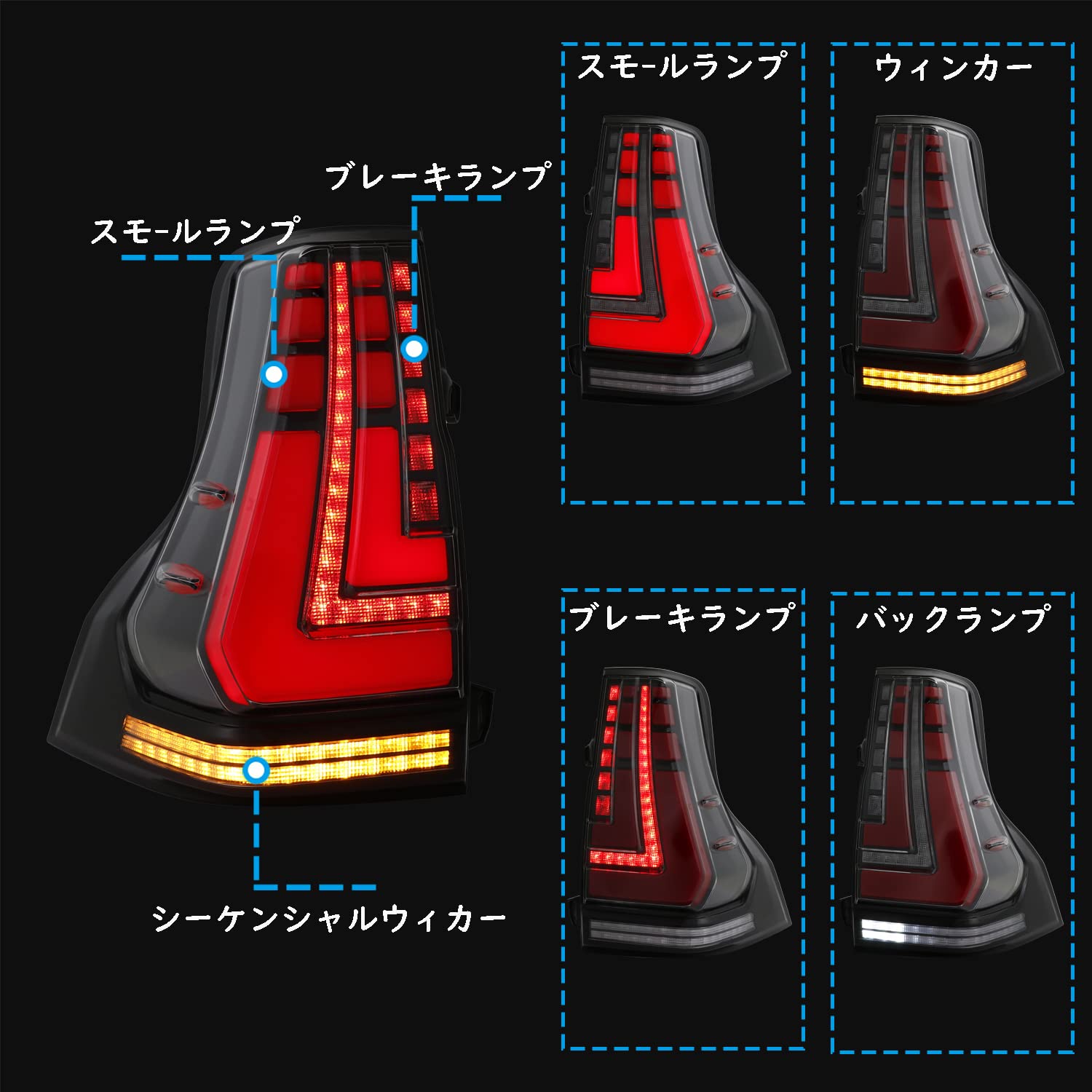 Amazon | トヨタ ランクル ランドクルーザー プラド シーケンシャル 