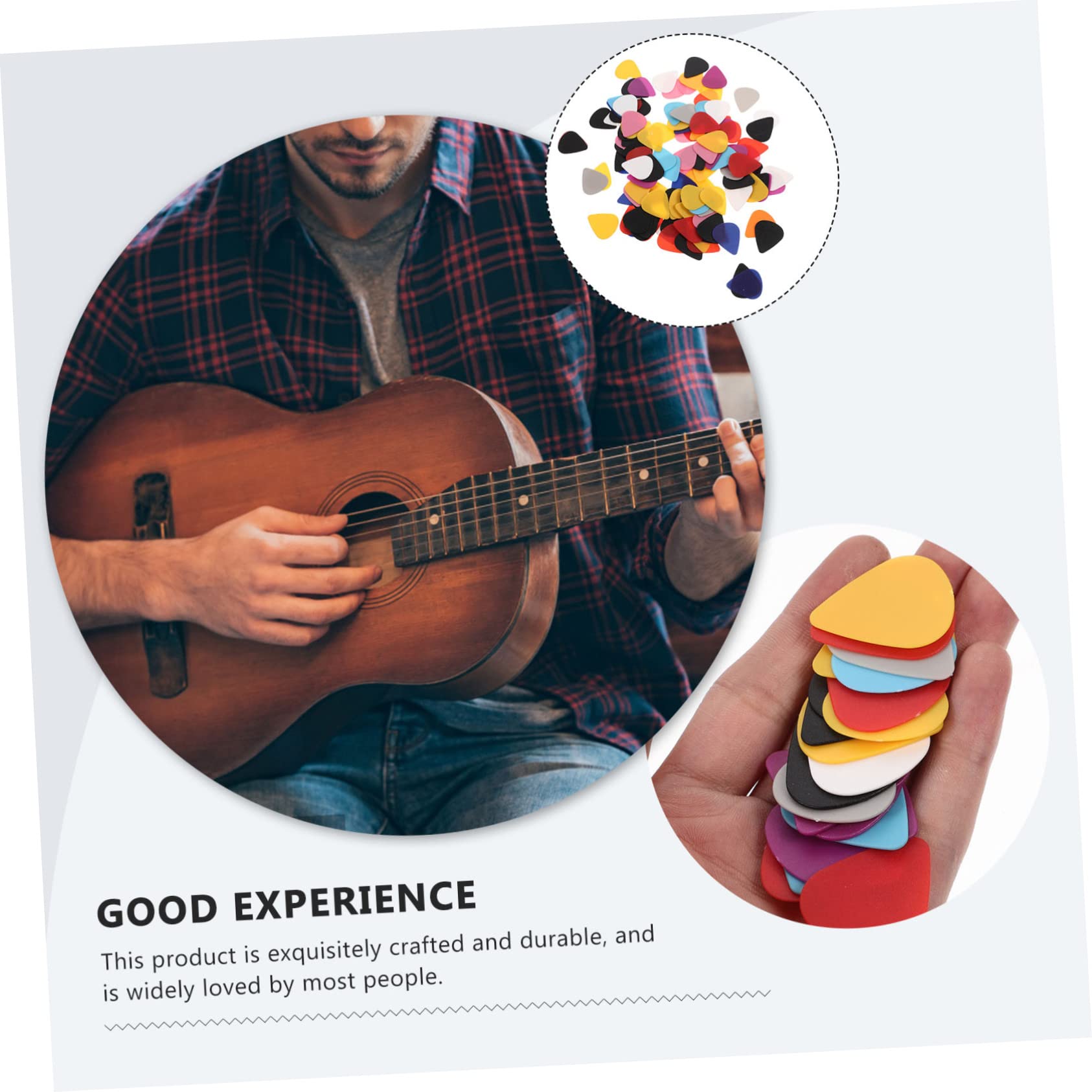 ibasenice 750pièces Médiators Pour Guitare Chaque Épaisseur Accessoires De Guitare Et Pratique Pour Musiciens De Niveaux