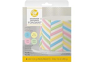 Wilton Preferred Pastel Fondant Sheets Extra Thick Fondant Sheets for Cake Decorating