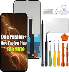 Tela LCD de substituição para Motorola Moto One Fusion+ Plus para Moto One Fusion+ / One Fusion Plus tela sensível ao toque digitalizador com kit de reparo