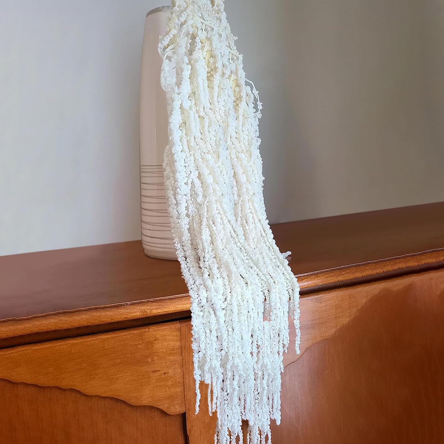 Andekas 7-pack White Dried Preserved Amaranthus