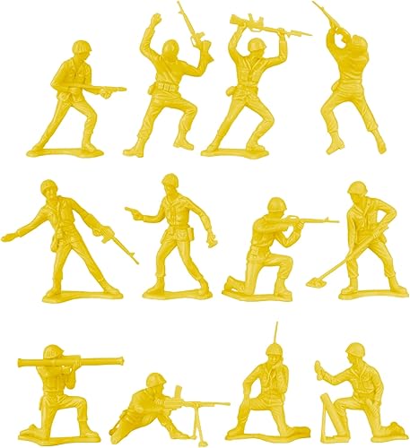 Miniatura 3 de TimMee - Figuras de soldado de juguete de plástico para hombre, 48 piezas, hechas en Estados Unidos