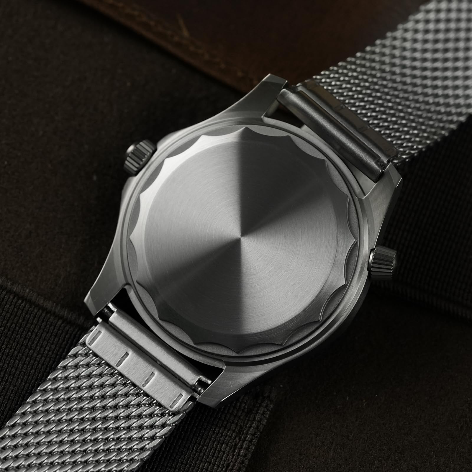 watchdives WD007 Automatyczny zegarek do nurkowania, tytanowy, męski, mechanizm mechaniczny, wysokiej częstotliwości, PT5000, klasa 2, tytanowa koperta, szafirowe szkło, wodoodporny do 200 m, BGW9