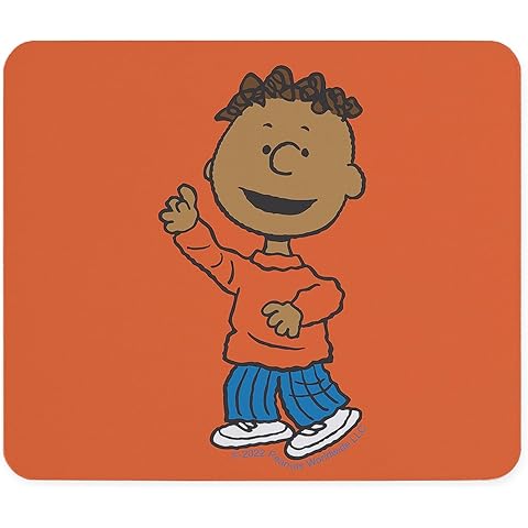 CafePress Peanuts Franklin Dancing Non-Slip Rubber Gaming Mousepad