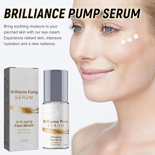 Miniatura 3 de Brilliance Pump Serum - Suero de bomba brillante antienvejecimiento, suero de bomba brillante antienvejecimiento para ojos y cara, suero de colágeno