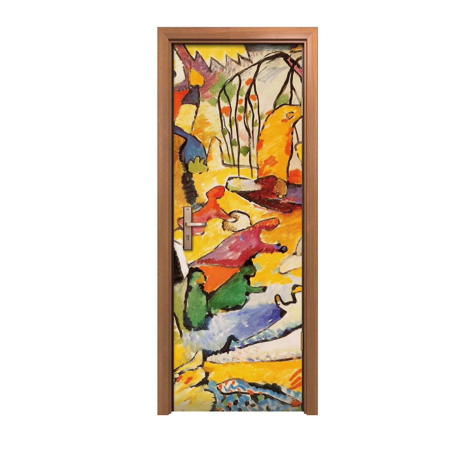 Autocollant de porte 70x200cm adhésif mural haute définition