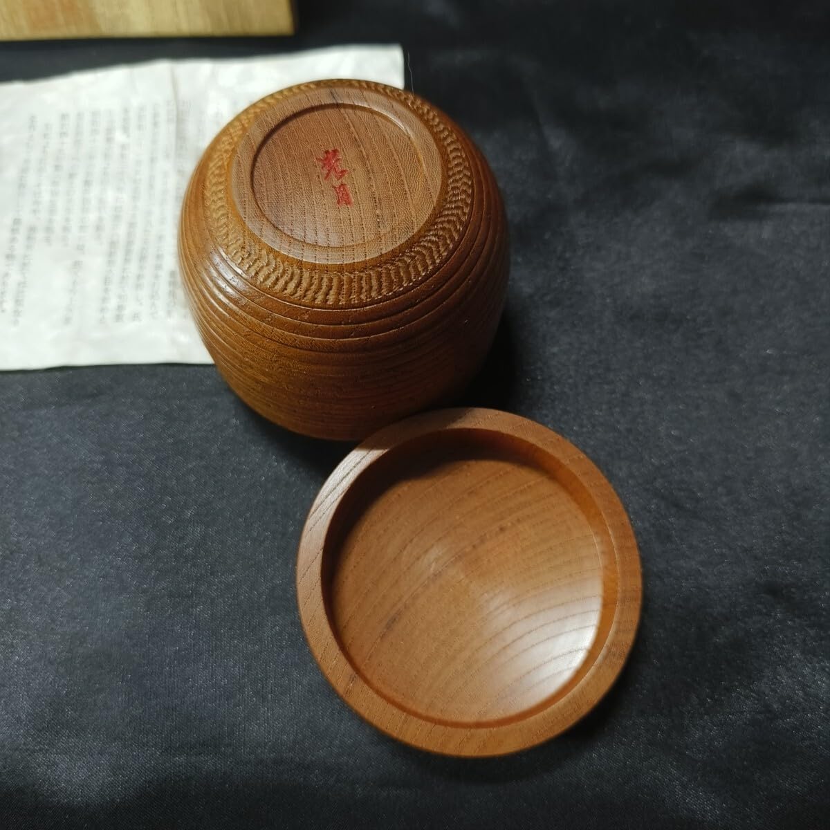 本漆　今日櫃　茶道具　なつめあり（雲月影） 茶道具 なつめ お月見 お薄器 中棗 月兎に秋草 佐々木麗峰作