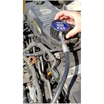 Mityvac MV5535 Digital Diesel Compression Test Kit Memorizes The Peak Compression Value for Each Cylinder up to 12 Cylinders, Powered by 9-Volt Battery, Black