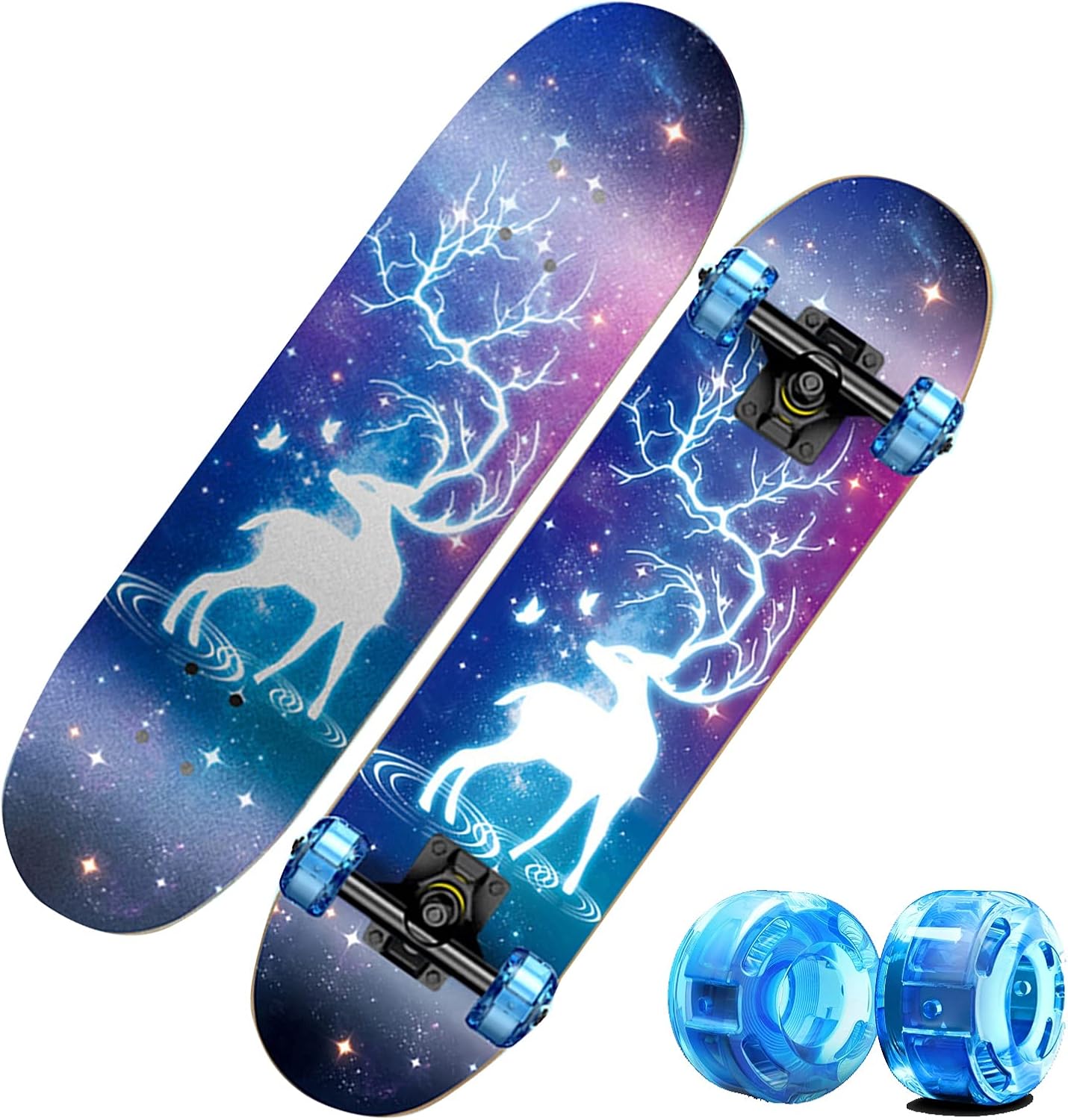 スケボー コンプリートセット 大人/幼児/子供向けに用意されており、4輪スケートボードは誕生日、休日、子供向けのギフトとして使用でき
