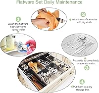 Vista 6 de HornTide, juego de cubiertos (cuchillo, tenedor, cuchara), Vajilla, Plateado