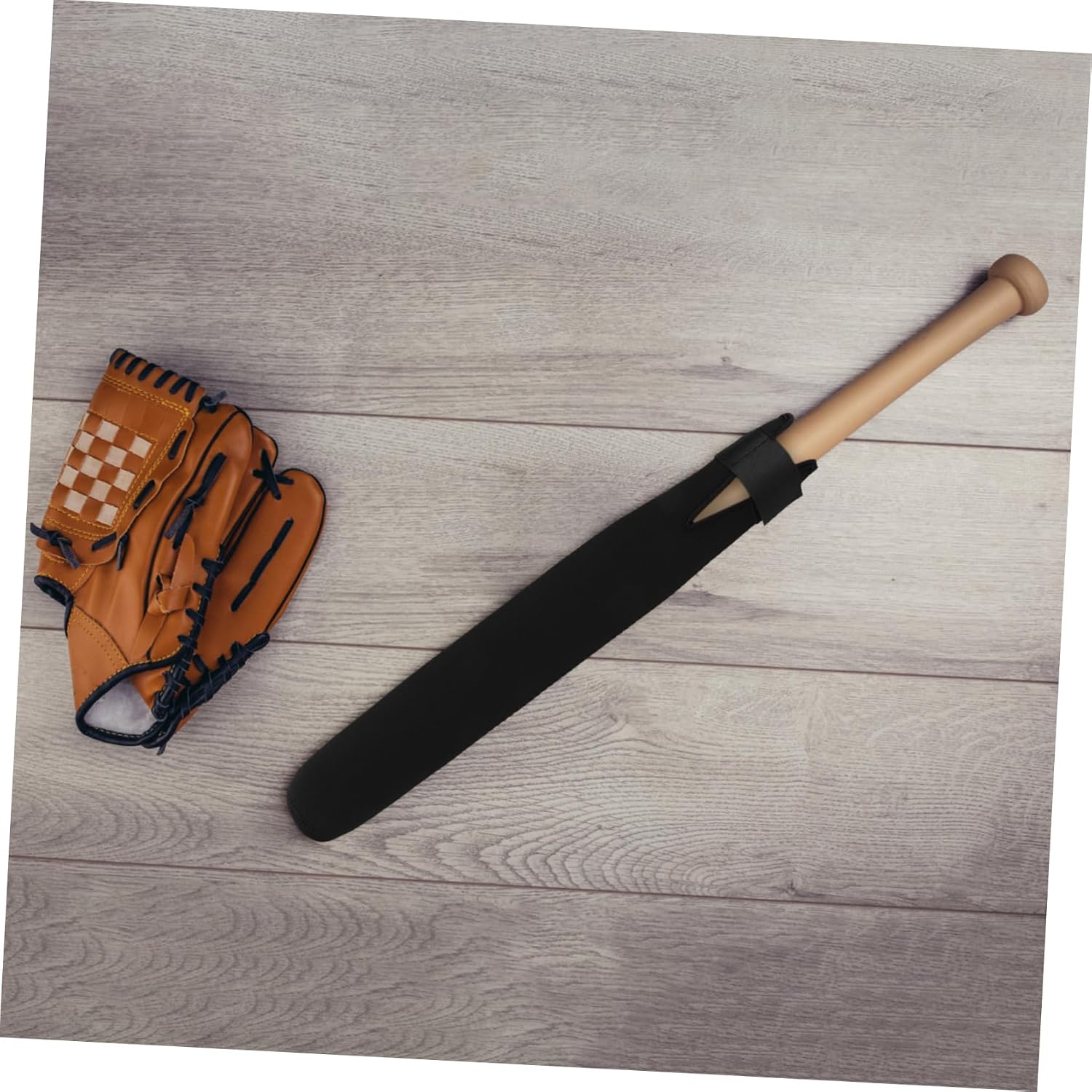 1Pair Baseball Bat Protector Sleeve Lightweight Neoprene Warmer for Softball Hockey Sticks Fit for Golf Alignment Rods Easy Installation Durable Impact Resistance