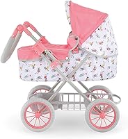 Vista 9 de Corolle - Cochecito Mon Grand Poupon - Mango ajustable, diseño plegable, para muñecas de bebé de 14", 17" y 20