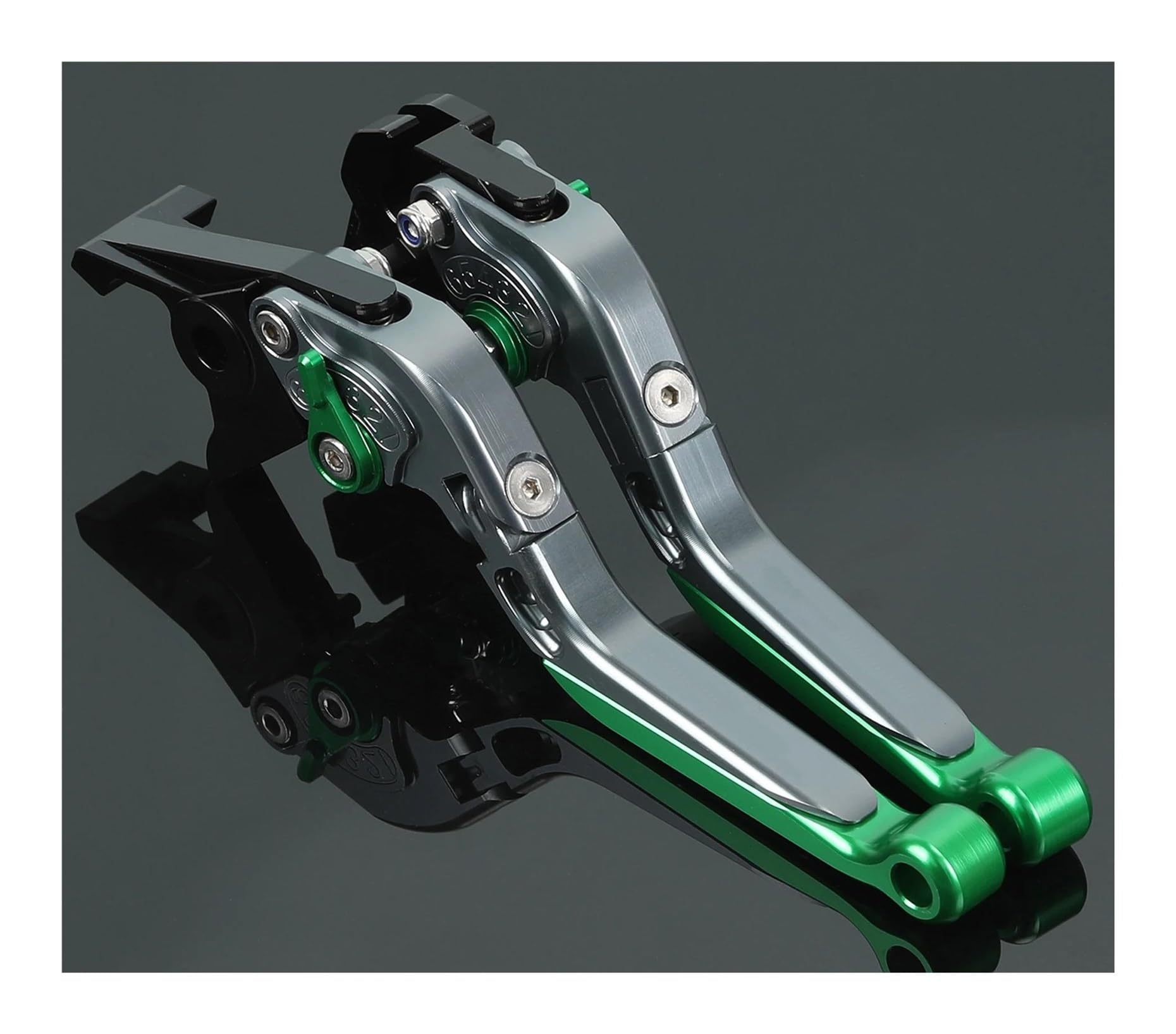 Lgldamuhx Gray-Green Handlebar Clutch Brake Lever For Yamaha For Nmax155 For Nmax 160 155 125 2015-2024 Motorcycle Adjustable Folding Brake Clutch Lever(Gray-Green)