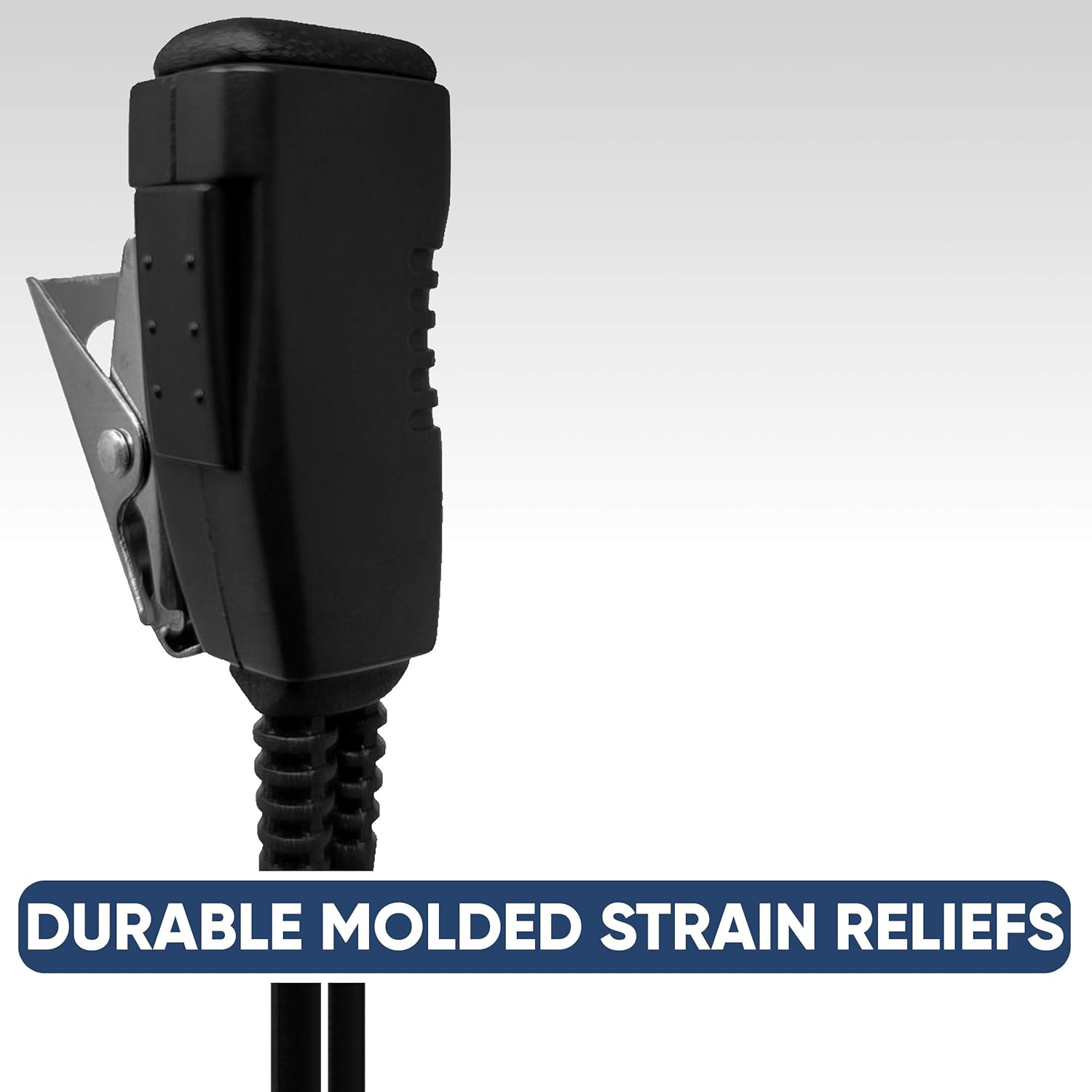 SHEEPDOG MICROPHONES Swivel Earpiece with Microphone, Compatible with Motorola R7, ION and MXP600, Black Cable (LMC-1GH-M20), Premium Headset