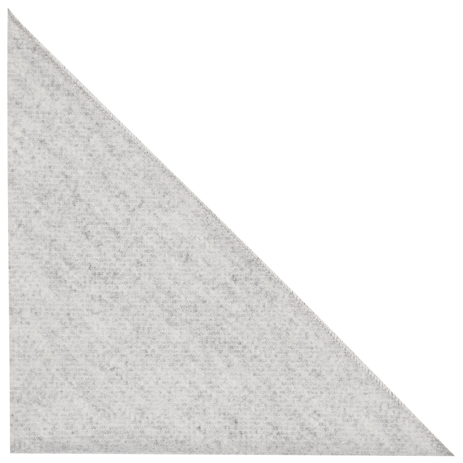 King & Priory Light Grey Donegal Tweed Pocket Square, Handkerchief, Tweed