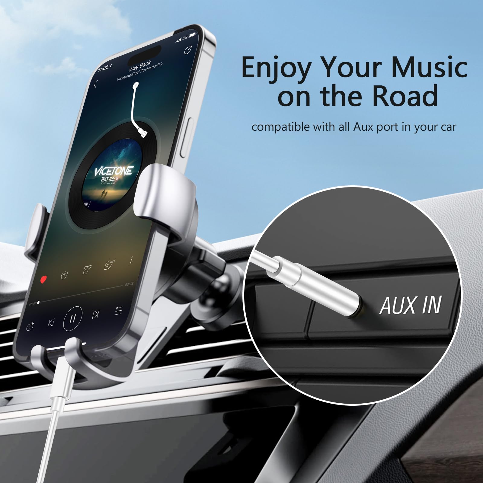 Cavo digitale da USB C a AUX da 3,5 mm per iPhone 15/16/17, 1 m, USB C a jack per cuffie, cavo audio AUX compatibile con Samsung Galaxy S23 S22 Note 20, altoparlanti, cuffie, bianco