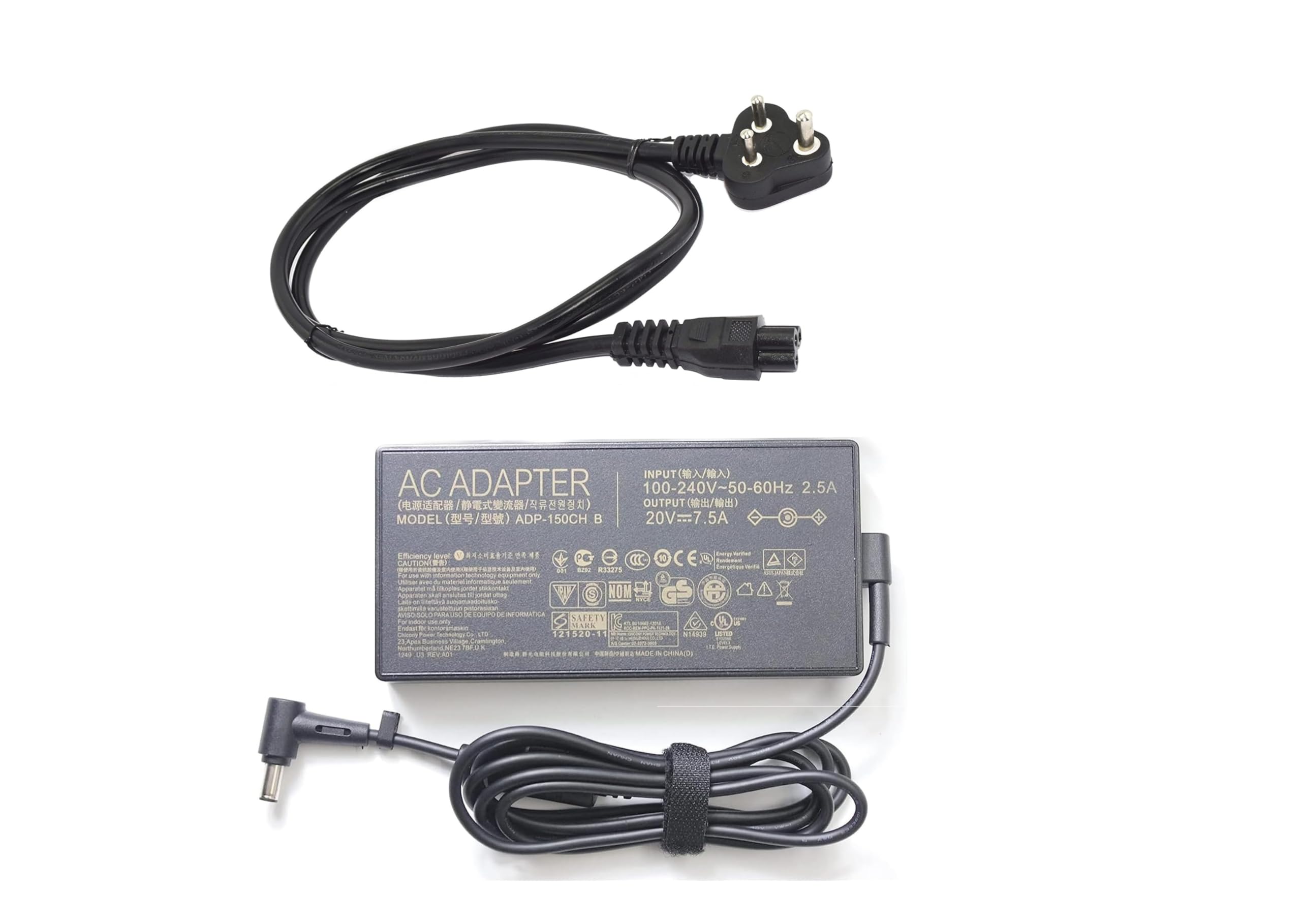 150W Laptop Charger Compatible with Asus FX505 / FX505GD – 20V 7.5