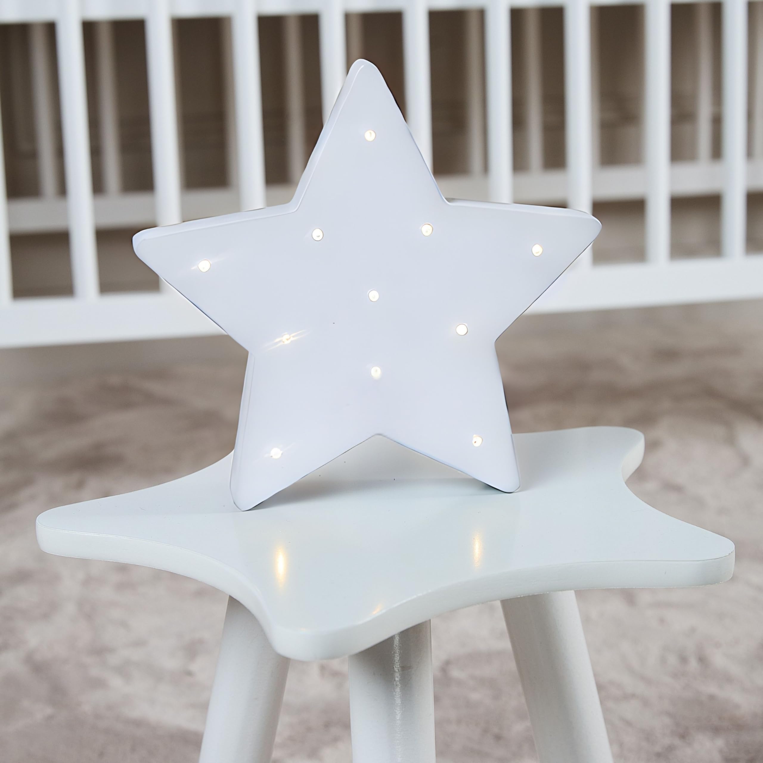 Purflo Wooden Nursery Light Star