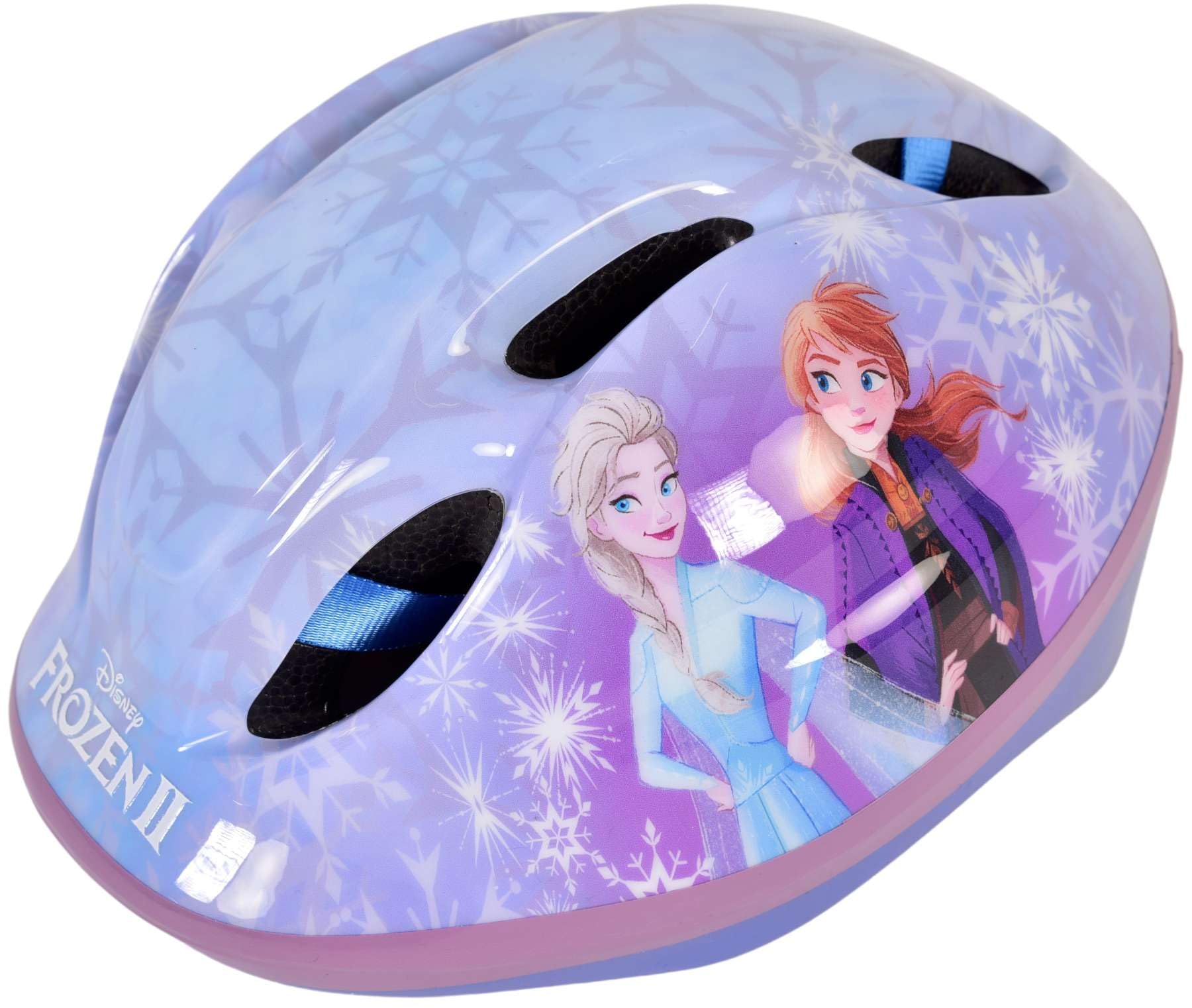 albri Cschetto per Bici e Skate Frozen 2 Deluxe Taglia 51-55 cm Approvato TÜV/GS, caschetto Protettivo Bicicletta Unisex Bambini, Azzurro, 51-56 cm