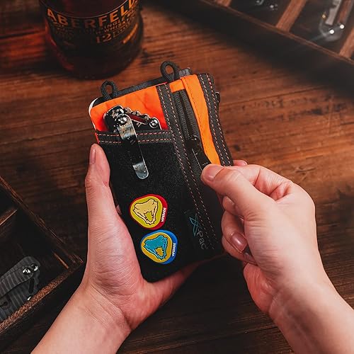 Miniatura 5 de VIPERADE VE16 X-Pac - Organizador de bolsillo, bolsa EDC para hombres, 7 bolsillos, organizador de bolsillo EDC para transporte diario, cartera de