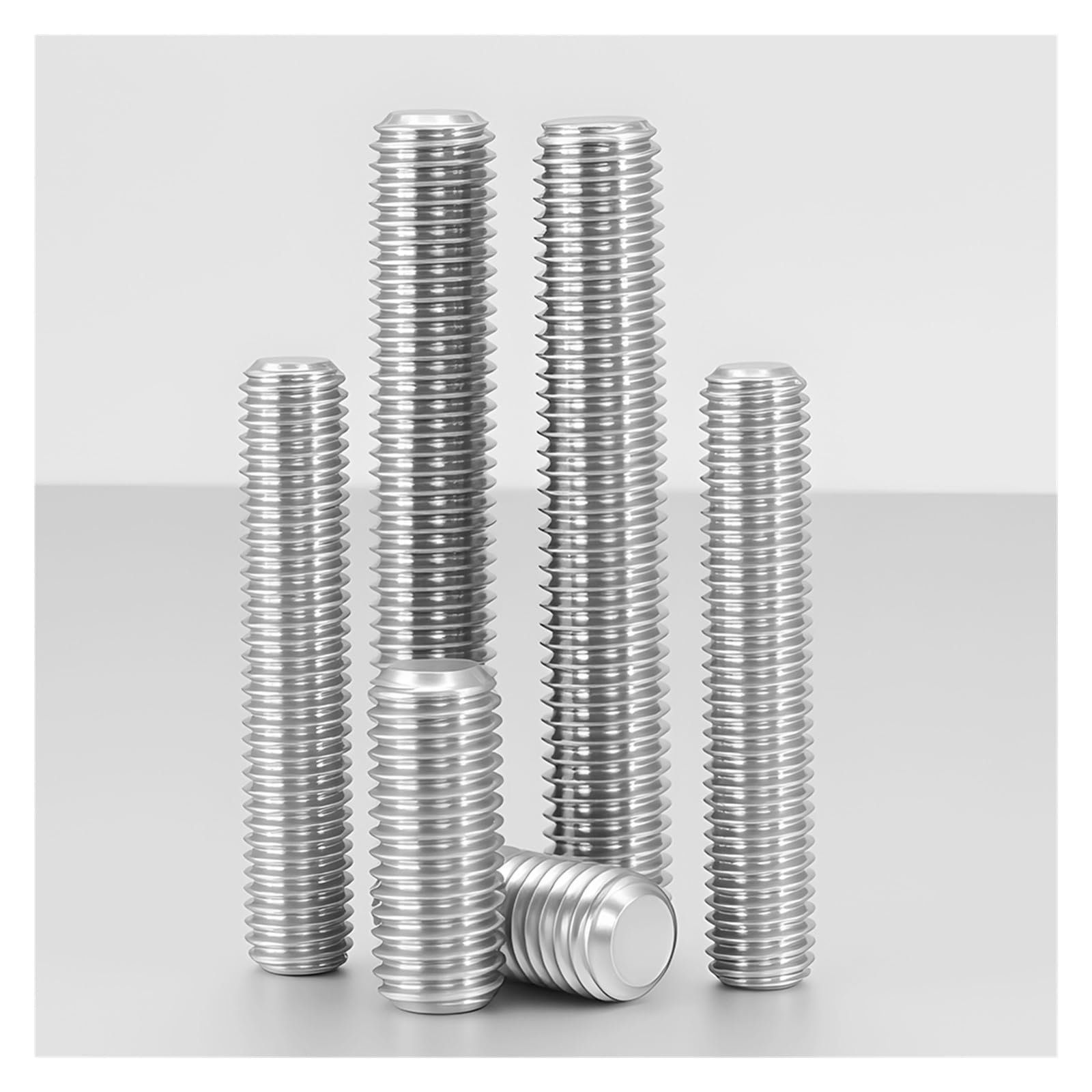 Varilla roscada de acero inoxidable, diámetro tornillo, perno sin cabeza completamente métrico, varillas roscadas, tornillos(300mm,M12 (2pcs))