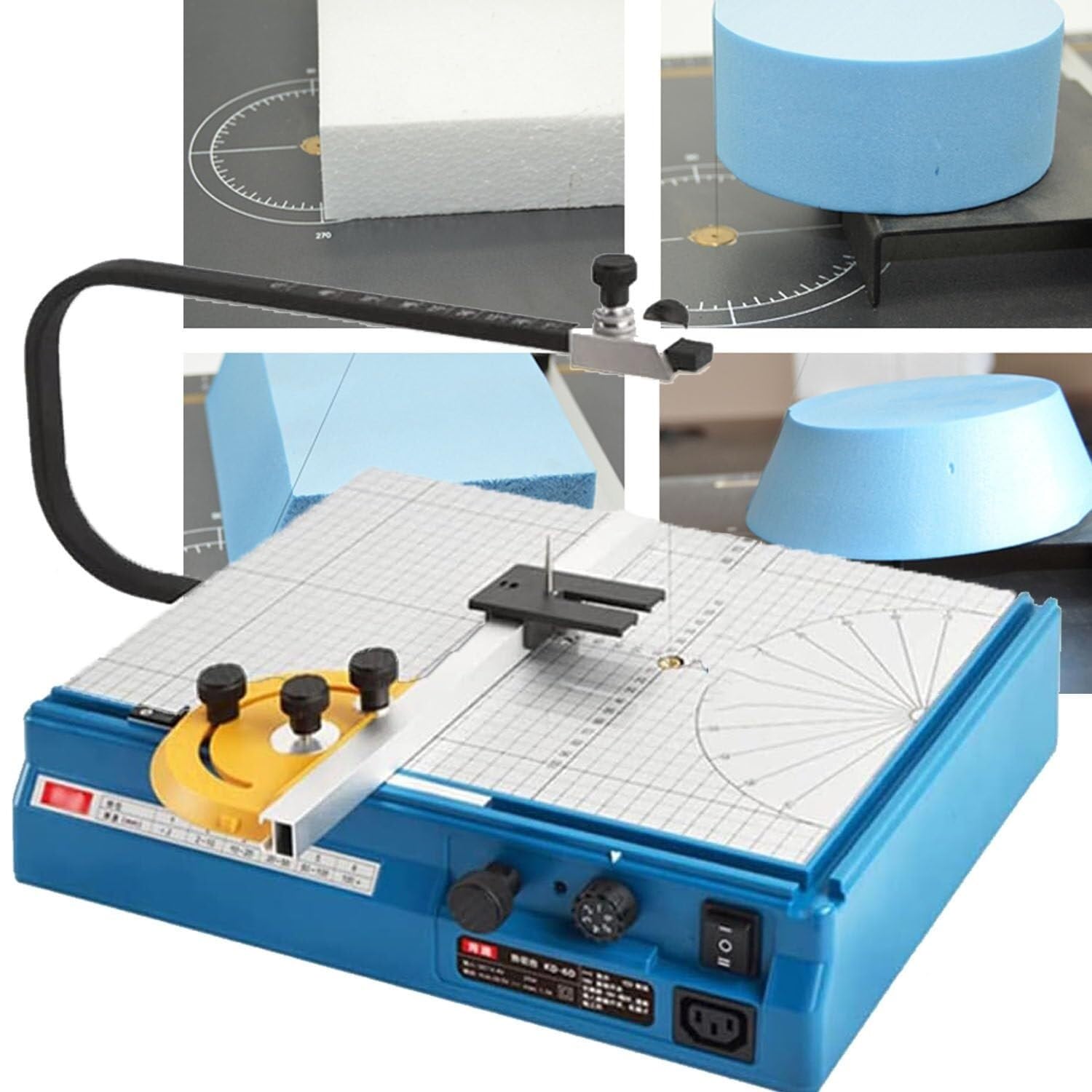 Table hot wire foam cutting machine, lightweight hot wire foam cutting machine with foot control, suitable for foam sponge