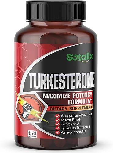 Ultra Turkesterone Ajuga Turkestanica estandarizado 20% Turkesterone de alta potencia con raíz de maca Tribulus Terrestris - Soporte de memoria de