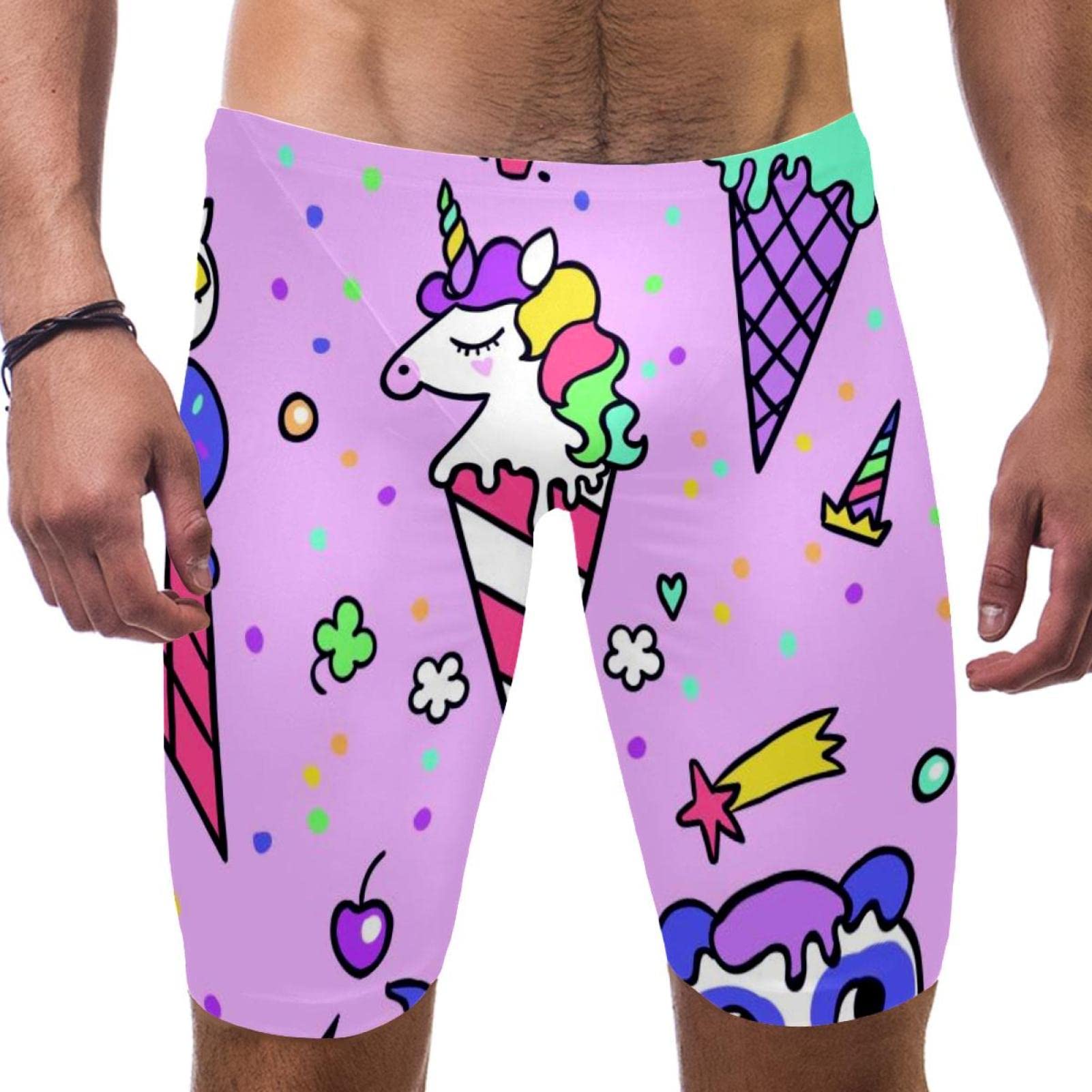 Trajes de baño jammers de natación multicolor con estampado divertido 7