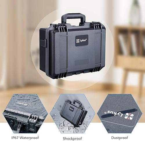 Miniatura 4 de Lykus Titan OQ200 - Funda rígida impermeable, funciona con Quest 3SQuest 3Quest 2, compatible con correa oficial Elite, mejor protección solo funda