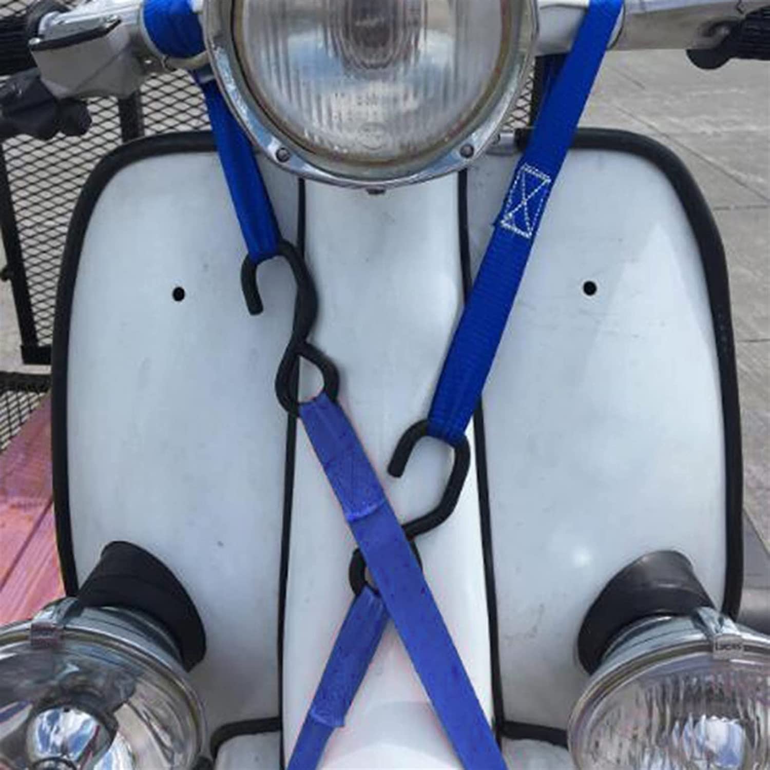 Pasy do mocowania, paski do mocowania, paski do mocowania Pasy do holowania samochodów osobowych Miękka pętla 13x1 cala Akcesoria pielęgnacyjne do zabezpieczania motocykli UTV Scooter Regulowane paski