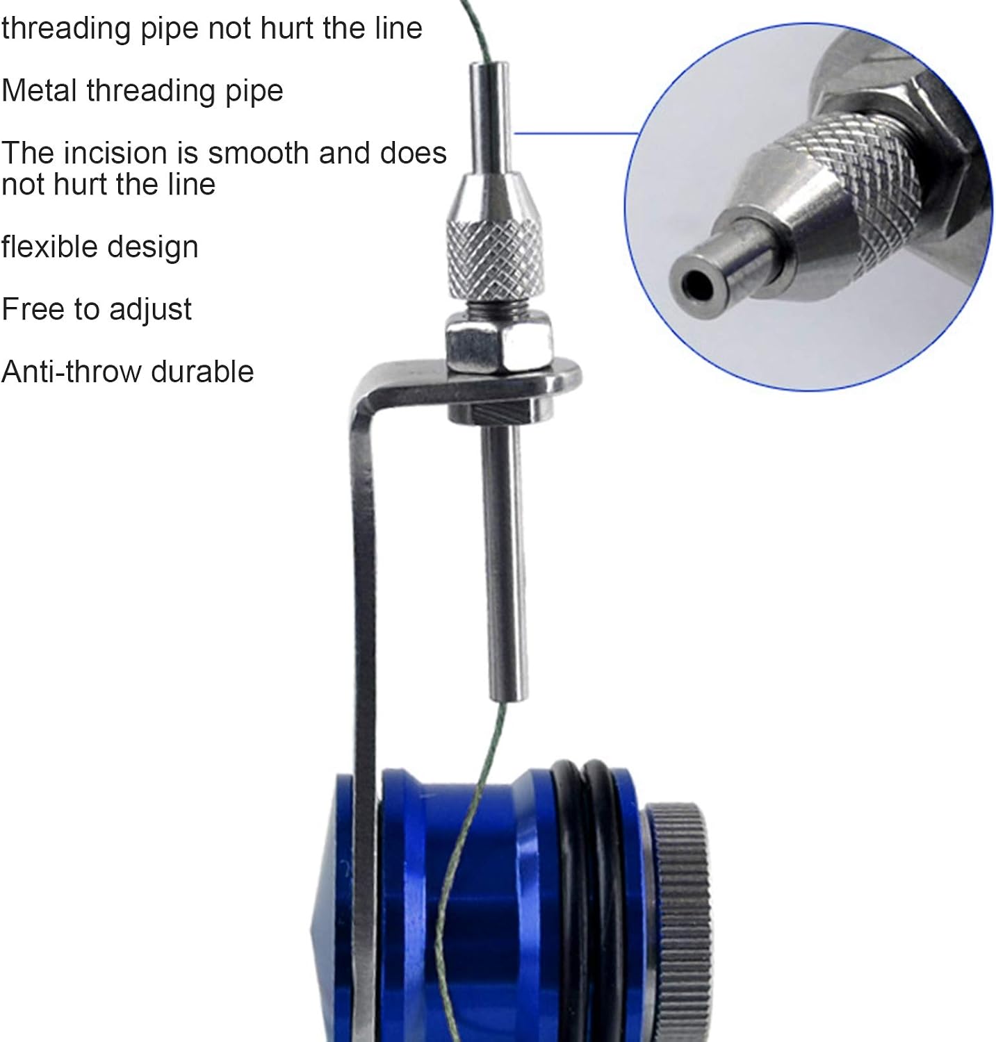 Assist Knotting Machine, Fishing Knot Tying Tool for Assist Knotting Machine Fishing Tackle Accessories (Blue), Odorkle6o8nx0gv9t-13