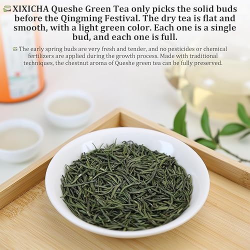 Miniatura 3 de Almacén de Tienda 2-3 días de entregaXIXICHA Maojian Tea Nuevo té grado AAA Emei Mount Zhuyeqing Té verde chino té verde chino té que she té verde