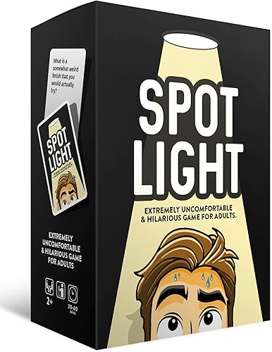 Juegos de beber para adultos - Spotlight juego de fiesta definitivo con función de foco, perfecto para 2-10 jugadores, a partir de 21 años