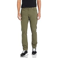 Amazon Essentials Pantaloni in Twill Elasticizzati con 5 Tasche e vestibilità Sportiva