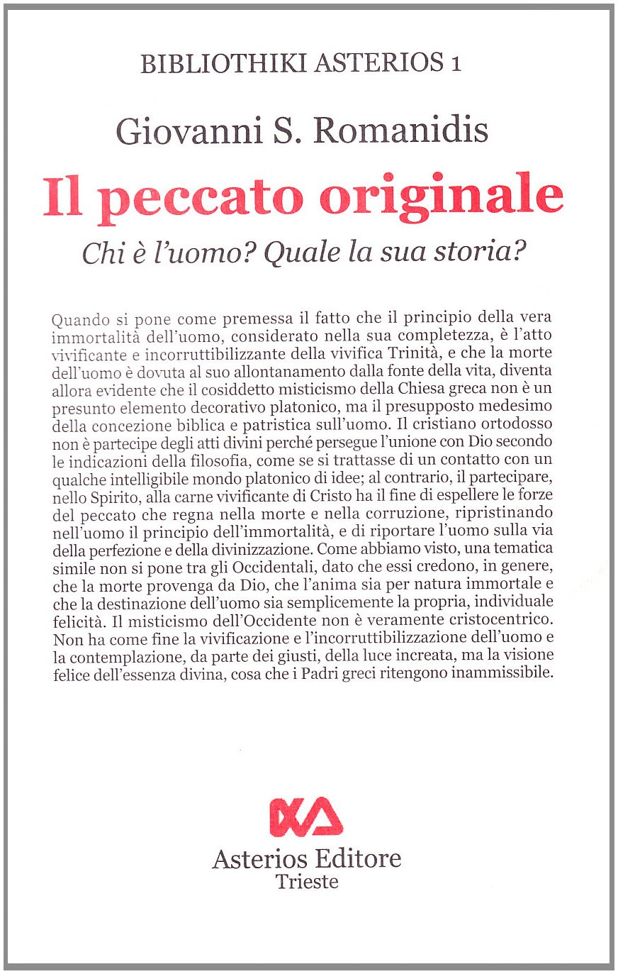 Il Peccato Originale. Chi è L'uomo? Quale La Sua Storia? - 4