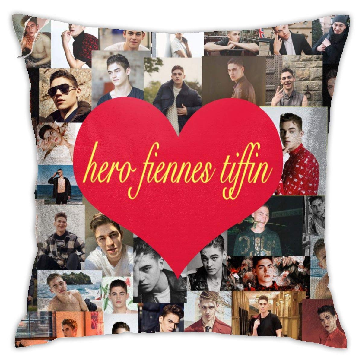 Amkong Hero Fiennes Tiffin (Hardin Scott) Pillowcase Invisible Zipper Printed Pillow Cover 18inch 18inch