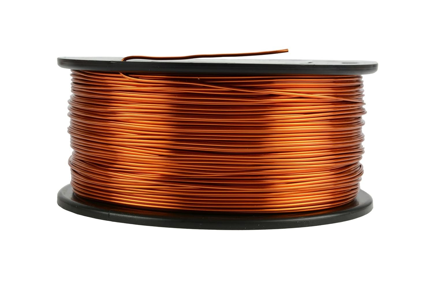 TEMCo 19 AWG Copper Magnet Wire - 1.5 lb 376 ft 200°C Magnetic Coil Winding