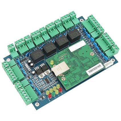 4 Door Access Controller Core Control Components with TCP IP Mode Stable Operation Access Wiegand Control Panel Board, Remote Open