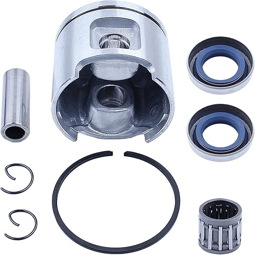 Miniatura 2 de Para Husqvarna 61 para Jonsered 630 para motosierra, kit de pistón de 1.890 in, 503517401, 503260204