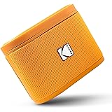 KODAK SOUNDBRIX™ Bluetooth Speaker with HD Sound Portable Wireless IPX4 Water Resistant Upto 5H Playtime V5.4 for Home Party Outdoor Beach Electronic Gadgets Birthday Gift Orange Stackable Speakers
