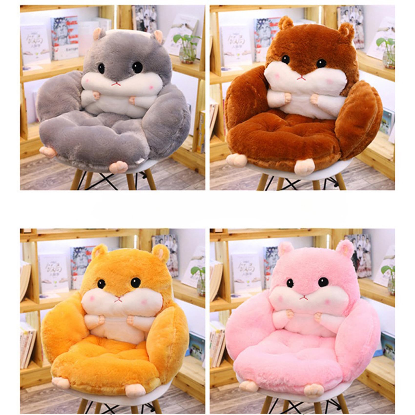 Amazon.co.jp: ハムスター 座布団 可愛い フロアクッション 座面