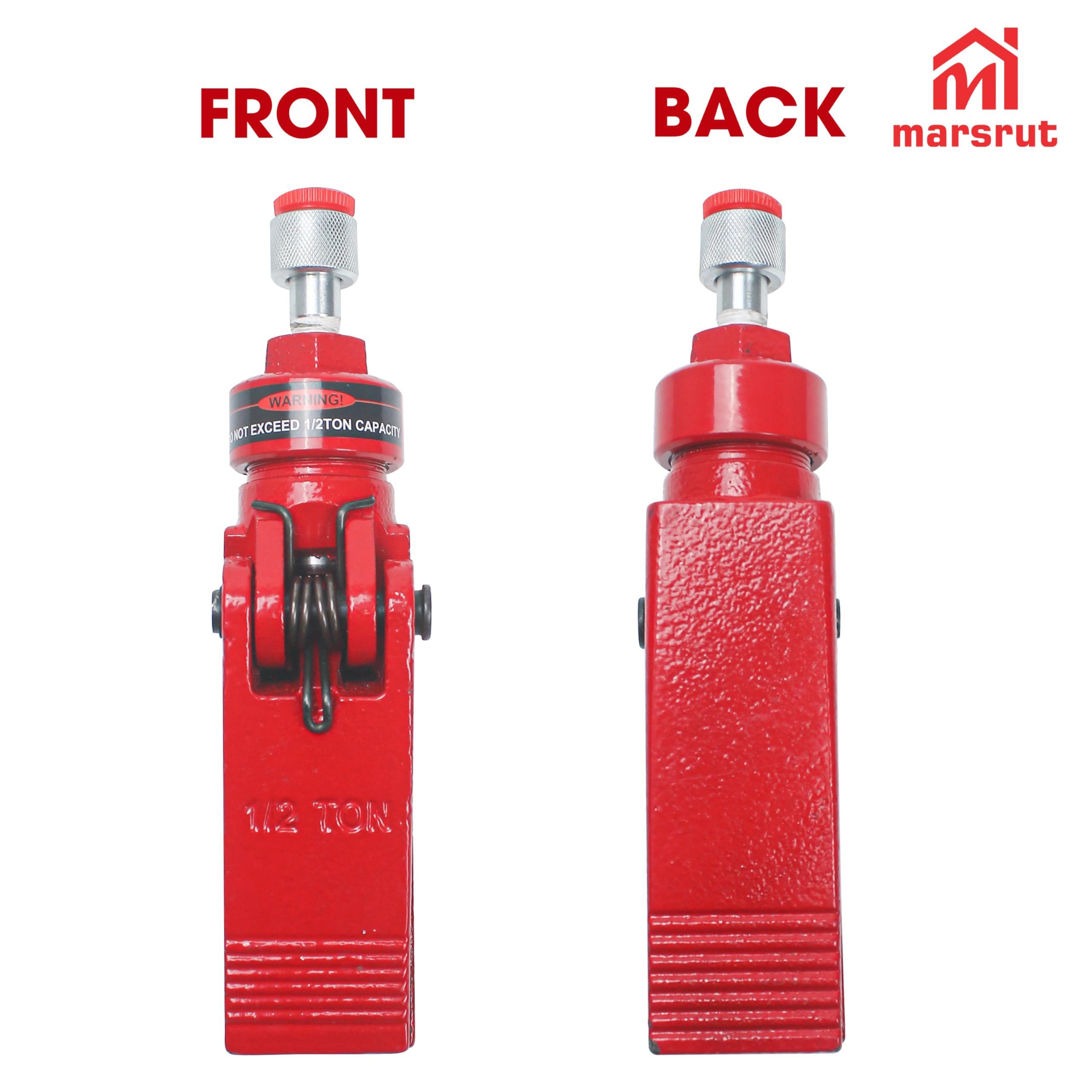 Mandíbula esparcidora hidráulica para Porter Power de 1/2 tonelada, reemplazo de herramienta esparcidora de 3-3/4 pulgadas, medio acoplador de mandíbula de apertura, NPT de 1/4 pulgadas (1 unidad)