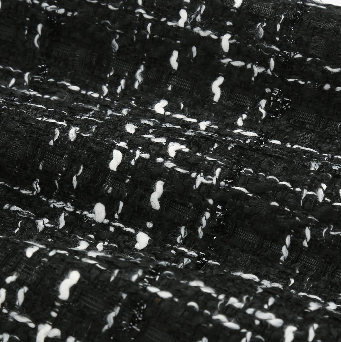 IDEALSANXUN Plaid Skirts for Women Fall Winter Knee Length Pencil Wool Skirt with Slit - Image 5