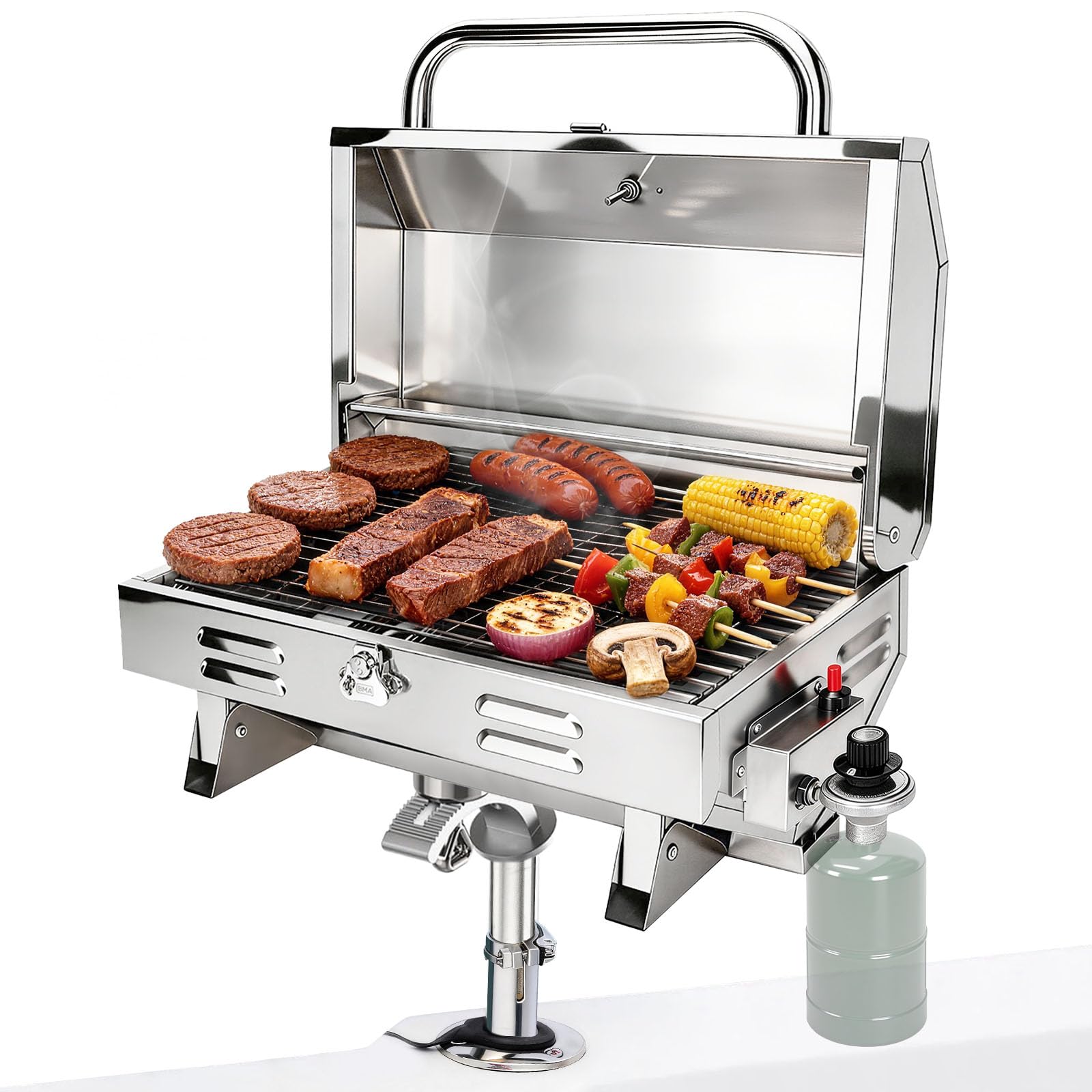 Boat Grill 304 Stainless Rod Holder