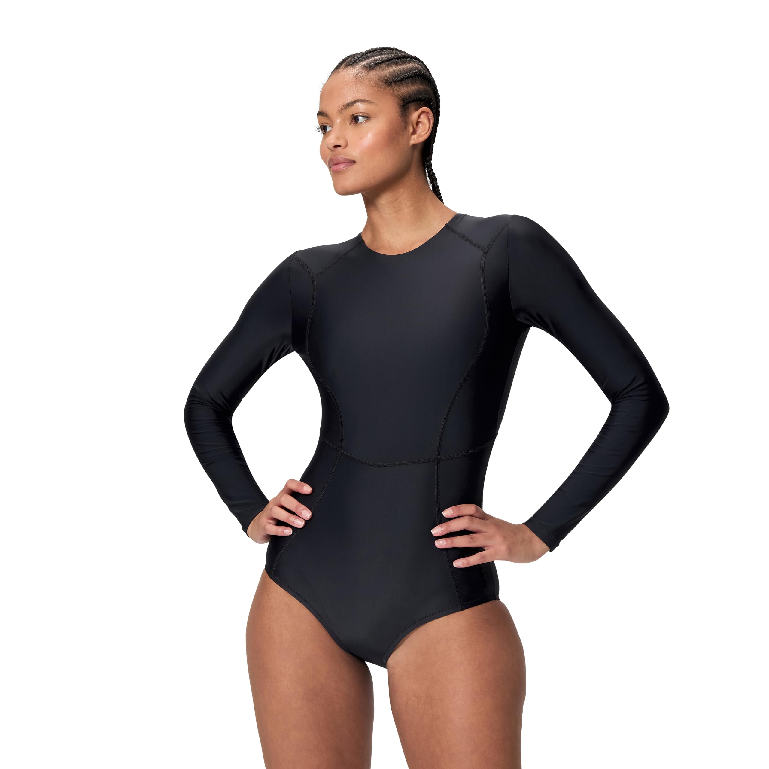 Speedo Ocean Flex Long Sleeve Zipped One Piece Costume da Bagno Donna