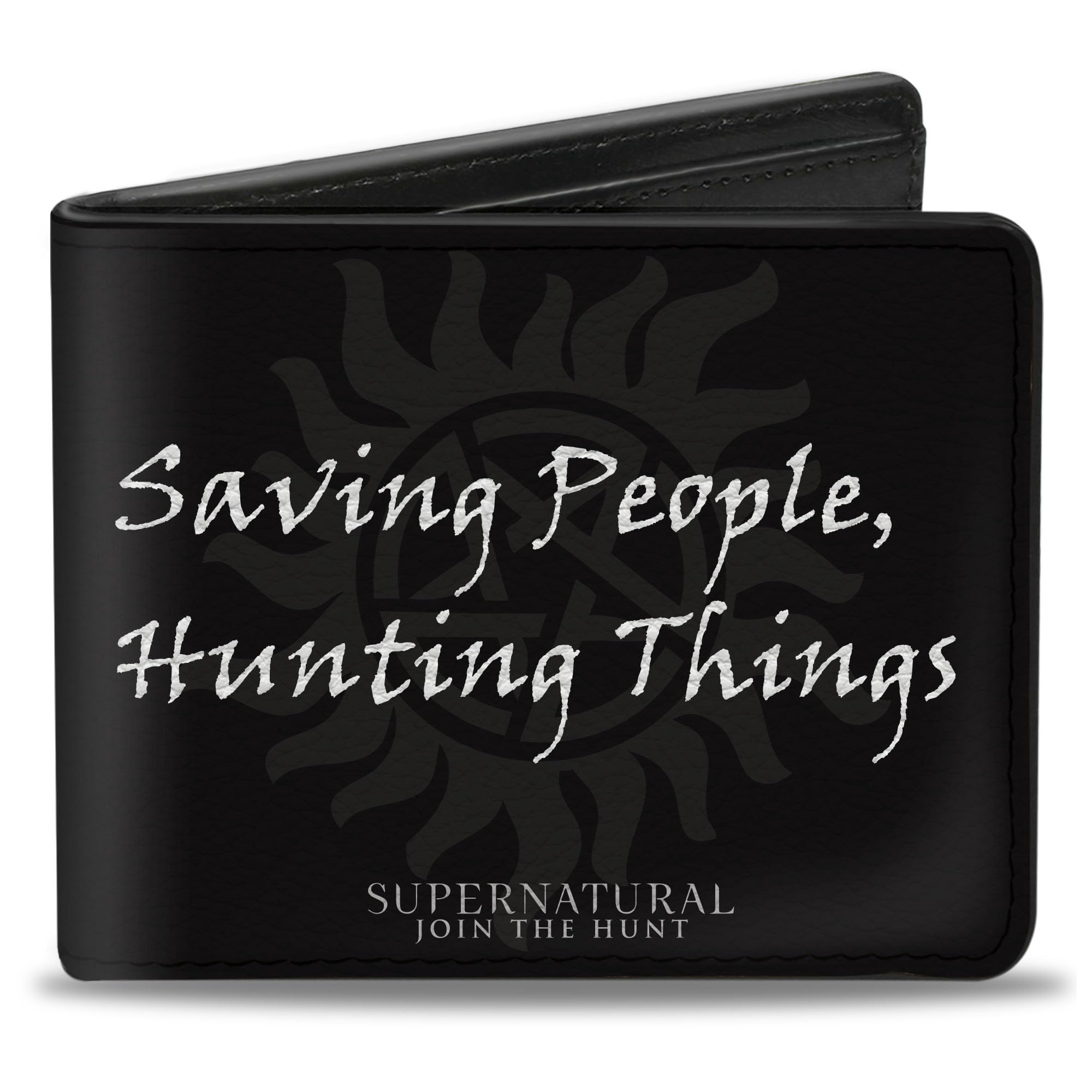 Buckle-Down Men's Bifold Wallet Supernatural, 4.0